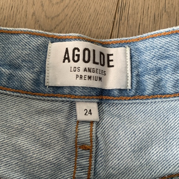 Agolde High Rise Jean Shorts - Picture 3 of 3